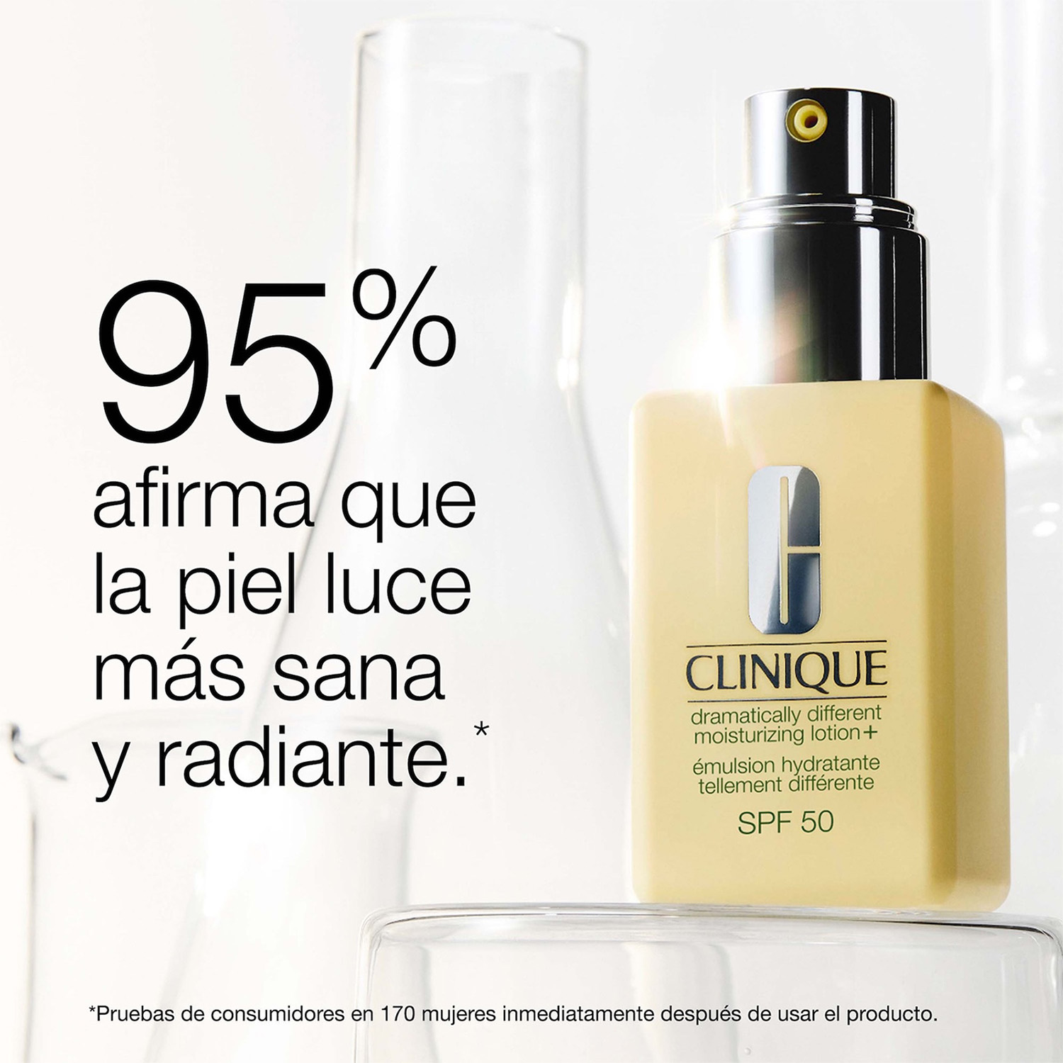DRAMATICALLY DIFFERENT MOISTURIZING LOTION + SPF 50 BY CLINIQUE (HIDRATANTE FACIAL LIBRE DE FRAGANCIAS)